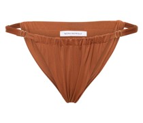 Adjustable ruched bikini bottoms