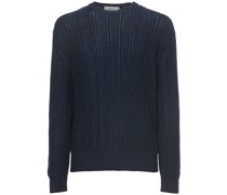 PULLOVER AUS BAUMWOLLMISCHSTRICK
