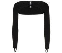 Sculpting jersey harness long sleeve top