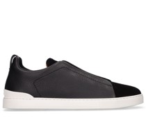Sneakers aus Leder „Triple Stitch“