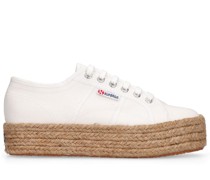 40mm hohe, klassische Platausneakers mit Seil