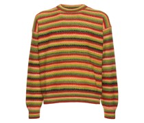 Sweater aus Kaschmir und Wolle mit Streifen