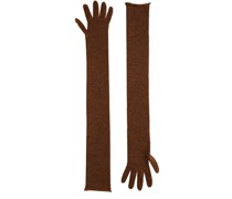 Lange Handschuhe aus Mohairmischung „Polder“
