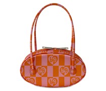 HANDTASCHE AUS SATIN „EGG“