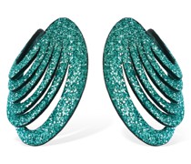 Lieve leather stud earrings