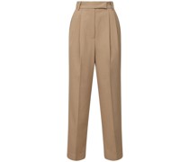 Twill-Hose mit Plissee „Bea“