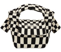 Tasche mit geripptem Griff „Ichimatsu Obi“
