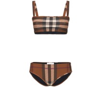 Bikini mit Karodruck
