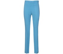 The Goldie fitted stretch viscose pants