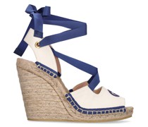 85mm hohe Espadrilles aus Baumwollcanvas „Pilar“