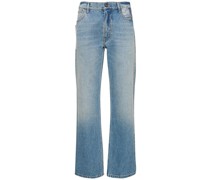 Denimjeans mit Ausschnitt