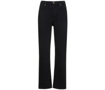 Hochtaillierte Baumwolljeans „Morgan“