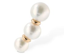 Mono-Ohrring mit Perlen „Trois“
