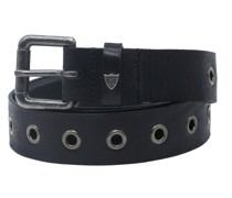 3,5cm breiter Ledergürtel mit Ösen