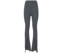 Hose aus Strickviskosestrick mit Schlitzen „Omely“