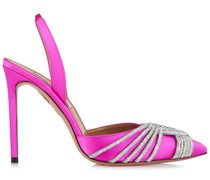105mm hohe Satinpumps „Gatsby“