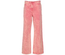 JEANS AUS BAUMWOLLDENIM MIT WEITEM BEIN