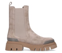 50mm hohe Chelseastiefel aus Wildleder