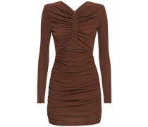 Viscose jersey keyhole MINIKLEID