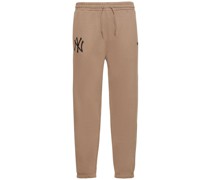 Jogginghose aus Baumwollmix mit Logo „Yankees“