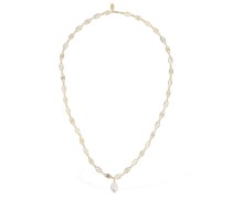 Darcey lace pearl necklace