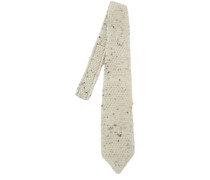 Grafik-Krawatte aus Wolle mit mehreren Nähten