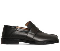 20mm hohe Loafer aus Leder „Tabi“