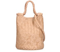Handgewebte Ledertasche „Lina“
