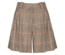 Fell wide wool & nylon shorts