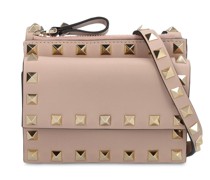 SCHULTERTASCHE AUS LEDER 'ROCKSTUD'