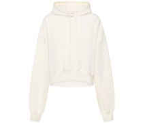 Oversized cotton hoodie