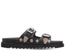 Sandalen aus Leder mit Schnalle