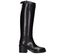 50mm hohe Lederstiefel „Stan“