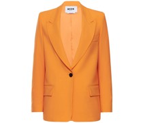 BLAZER AUS STRETCH-WOLLE
