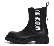 CHELSEASTIEFEL AUS LEDER MIT LOGO