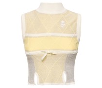 Francesca sleeveless knit turtleneck top