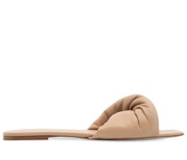 10mm hohe, gepolsterte Sandalen aus Leder „Twist“
