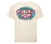 T-Shirt aus Baumwolle mit Logo „Dead Batteries“