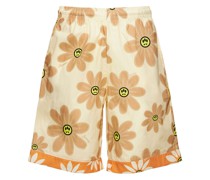 BEDRUCKTE SHORTS AUS BAUMWOLLPOPELINE