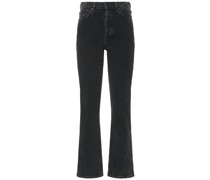 HOCHTAILLIERTE BAUMWOLLJEANS „MORGAN“