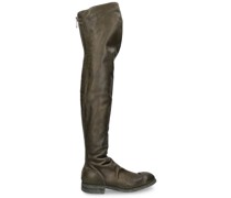 20mm hohe Overkneestiefel aus Leder