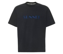 T-SHIRT AUS BAUMWOLLE MIT LOGO