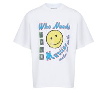 Oversized T-Shirt aus Baumwolljersey „Acid“