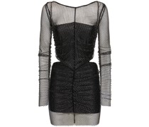 Minikleid mit Stickerei
