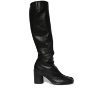 80mm hohe Tabi-Stiefel aus Leder