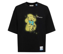 T-Shirt aus Baumwolle mit Bärendruck
