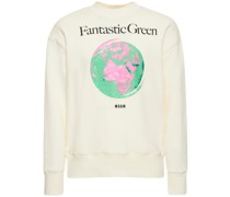 BEDRUCKTER PULLOVER AUS BIO-BAUMWOLLE