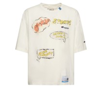 Ballon-T-Shirt aus Baumwolle mit Druck