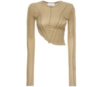 ASYMMETRISCHES T-SHIRT AUS JERSEY