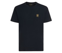 T-SHIRT AUS JERSEY MIT LOGO